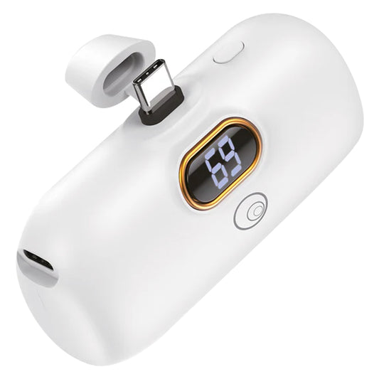 BATTERIA PORTATILE 'MINI POWER BANK' MOD. LS93 5000 mAh - bianco