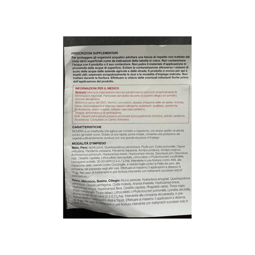 Noveny Insetticida Concentrato Emulsionabile a base di Deltametrina 2,8g Gemini Agriculture