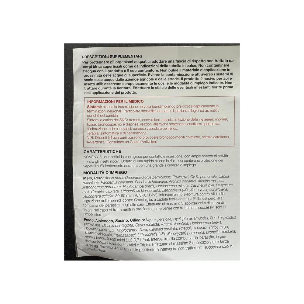 Noveny Insetticida Concentrato Emulsionabile a base di Deltametrina 2,8g Gemini Agriculture