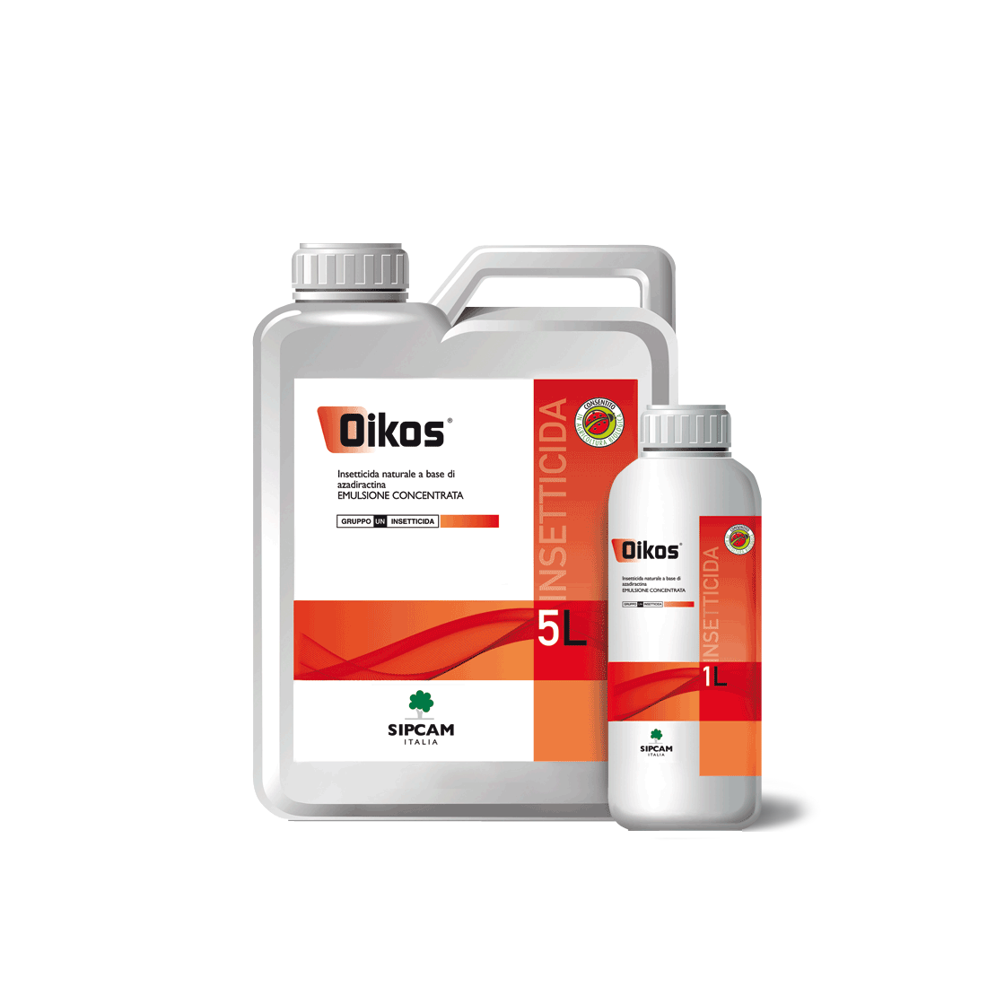 Oikos Sipcam 1 Lt Insetticida Nematocida con Azadiractina A per difesa biologica