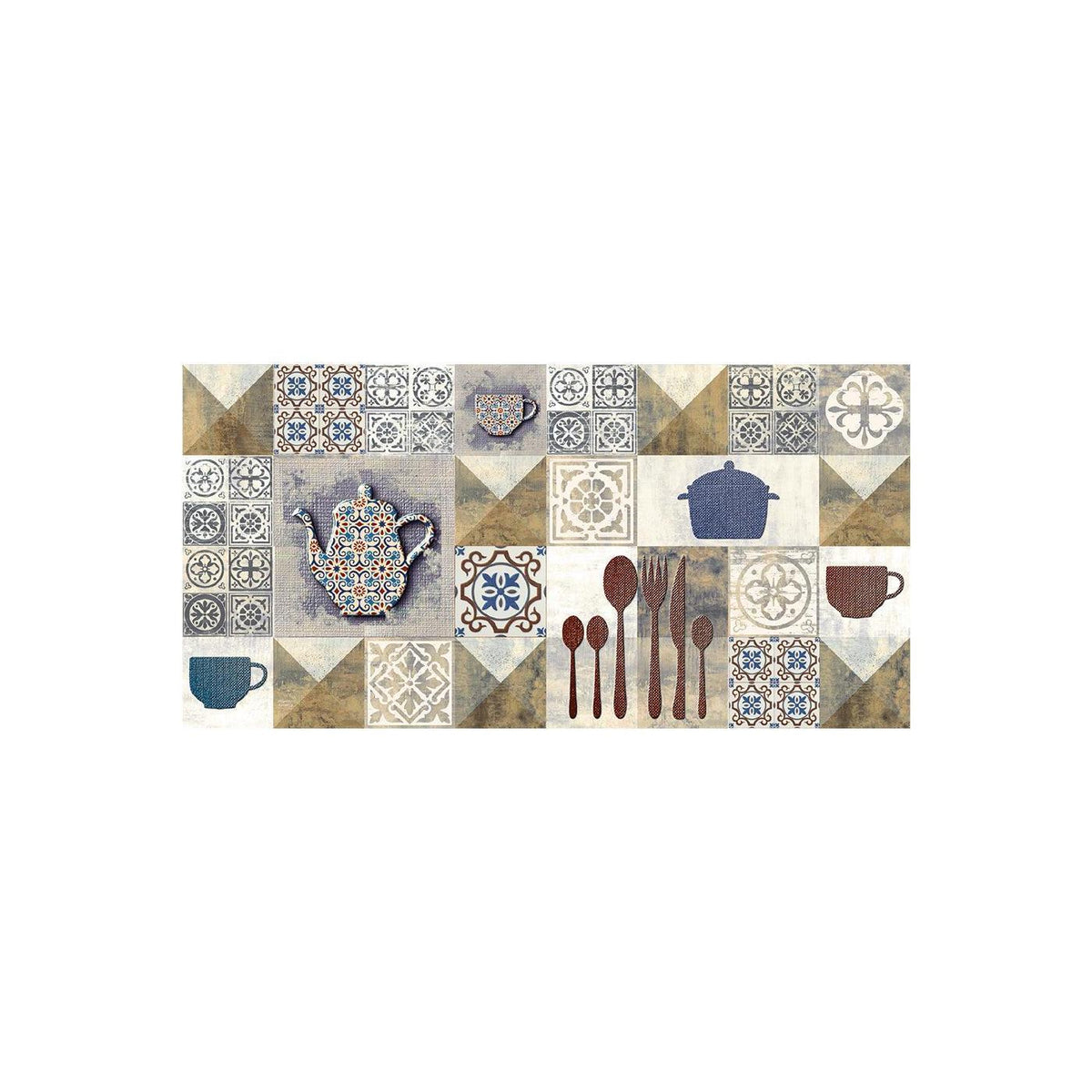 TAPPETO PASSATOIA 'SPRINTY' fantasia 'Kitchen'