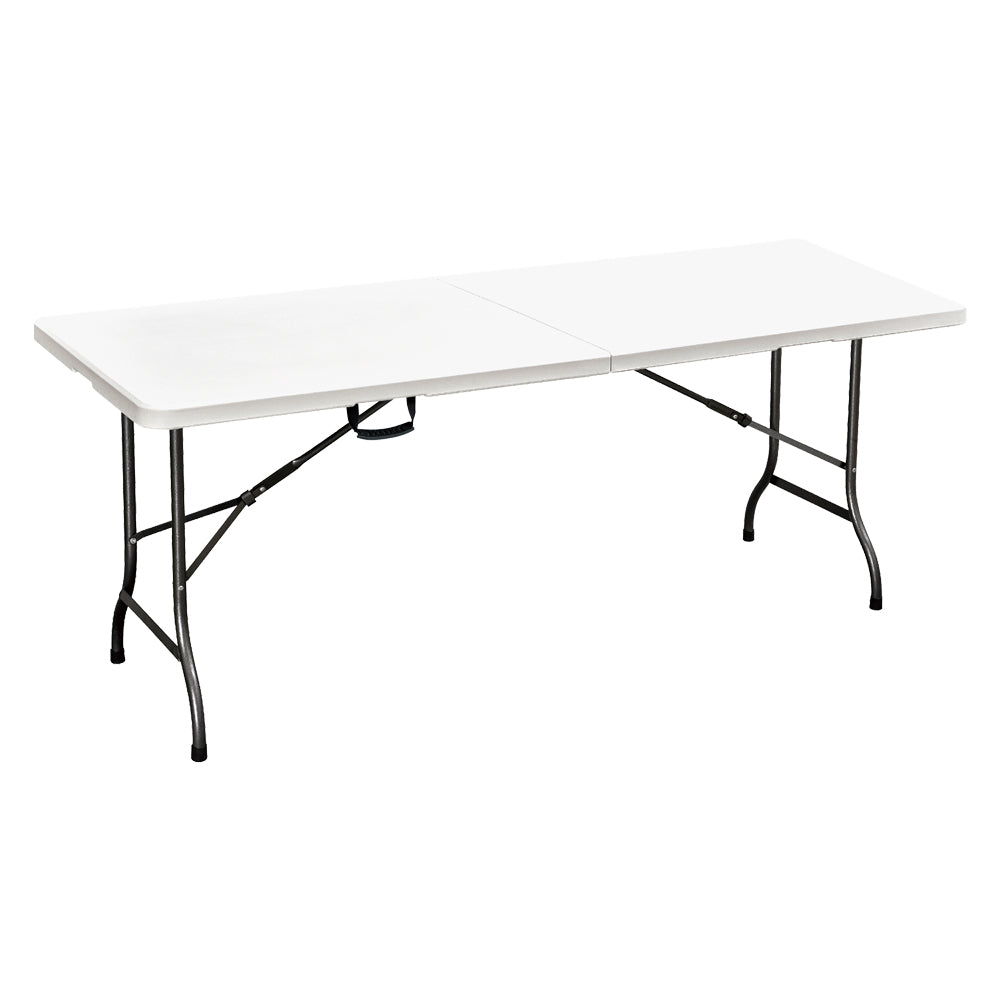TAVOLO PIC NIC PIEGHEVOLE 'PARTY' cm 152 x 74,5 x h. 72 - colore bianco