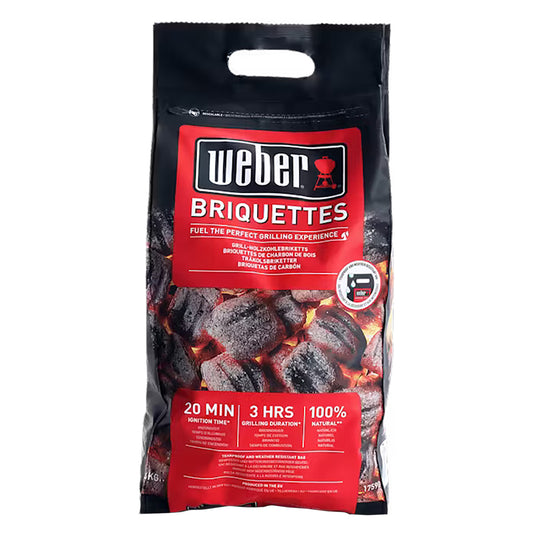 CARBONE 100% NATURALE PER GRILL 'BRIQUETTES' Kg 8 ca.