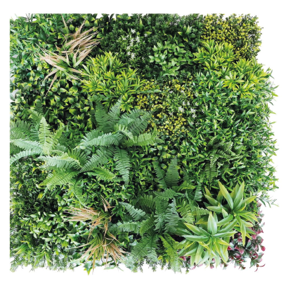 SIEPE ARTIFICIALE A PANNELLO QUADRATO 'JUNGLE' mt 1 x 1