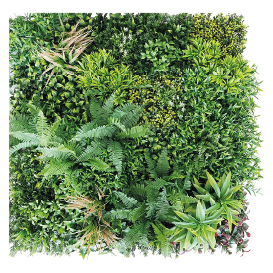 SIEPE ARTIFICIALE A PANNELLO QUADRATO 'JUNGLE' mt 1 x 1