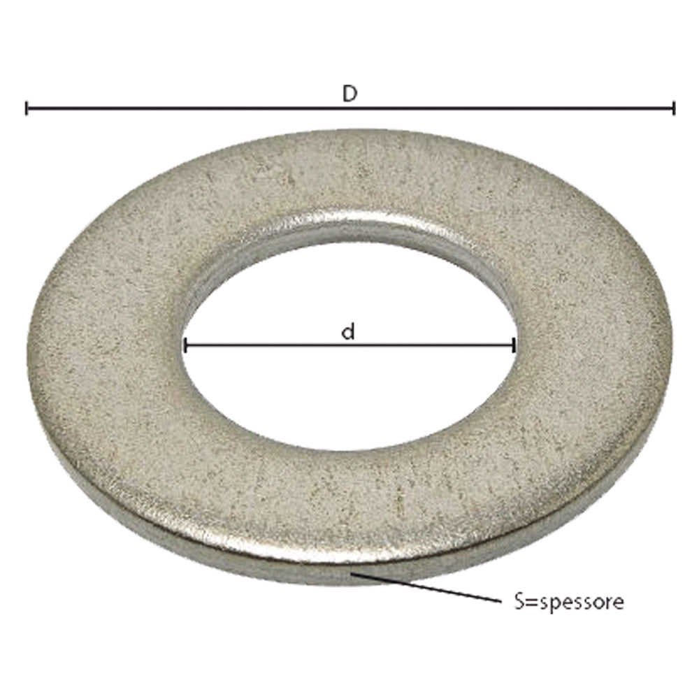 RONDELLA PIANA COMUNE M 30 - 4,3 x 56 x  31 mm