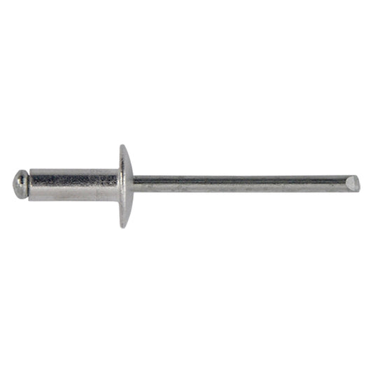 RIVETTO A STRAPPO IN ALLUMINIO 4,8 x 12 - Ø testa 14 cf. 500 pz