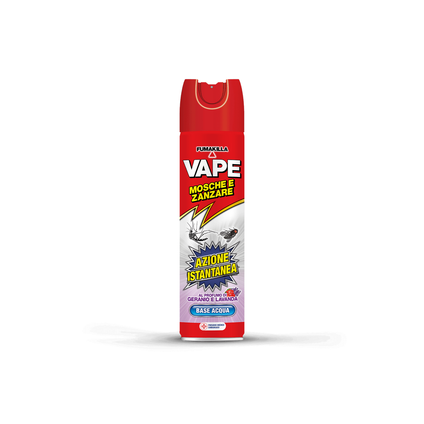 Vape Mosche e Zanzare Spray al Geranio e Lavanda 400 ml: Insetticida spray profumato