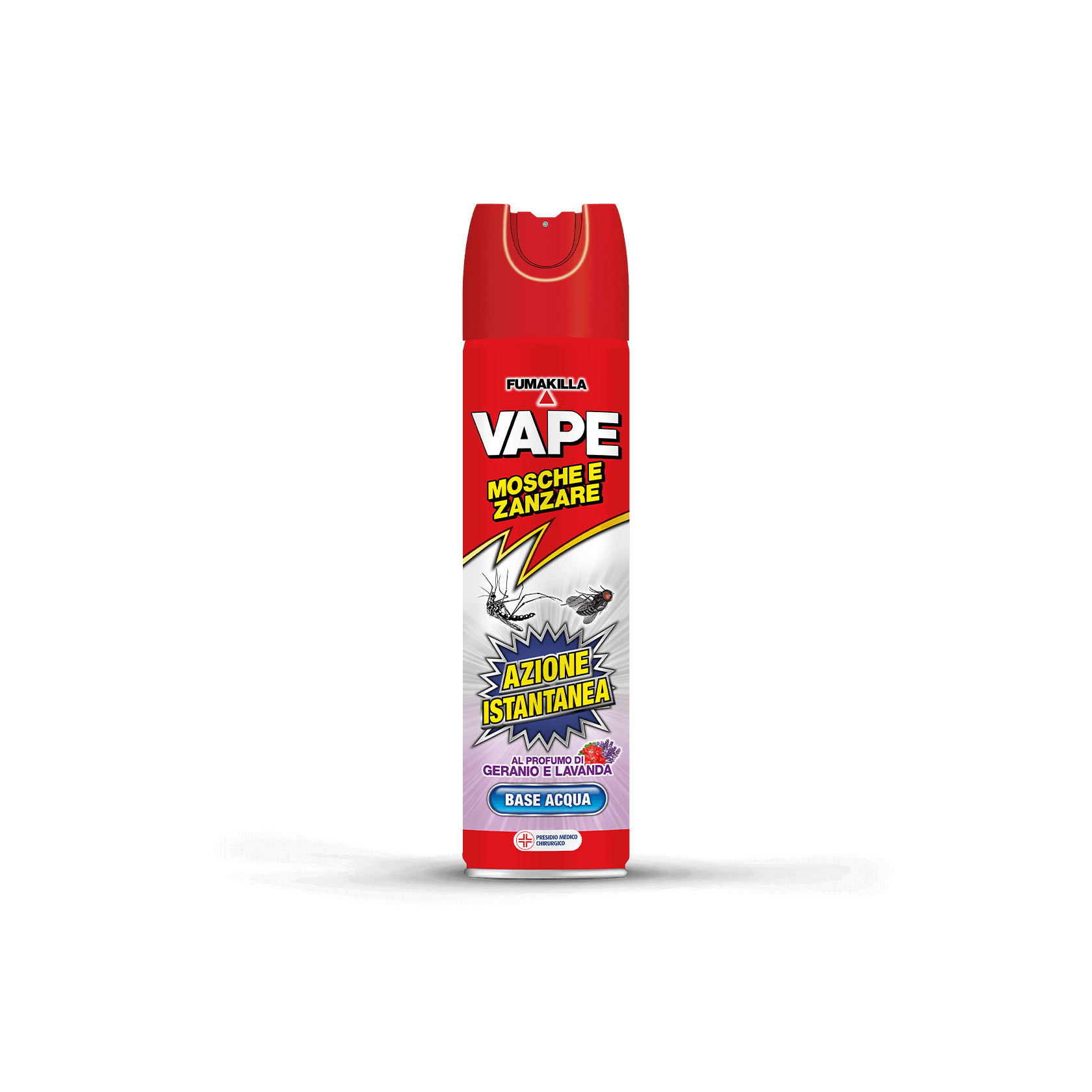 Vape Mosche e Zanzare Spray al Geranio e Lavanda 400 ml: Insetticida spray profumato